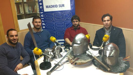 Raul Sacristán, Ivan Salcedo, Manuel Segovia y Raul Merino