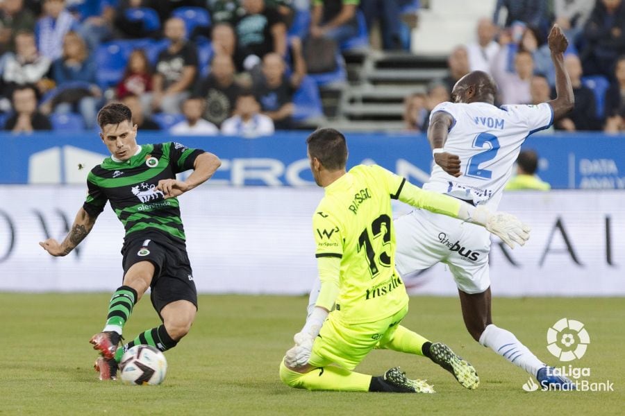 Alfon fue titular contra el Leganés