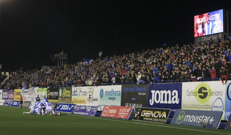 Unos 1.500 aficionados leganenses estarán en las gradas de Anduva