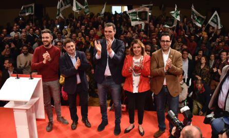 Pedro Sánchez en Alcalá la Real