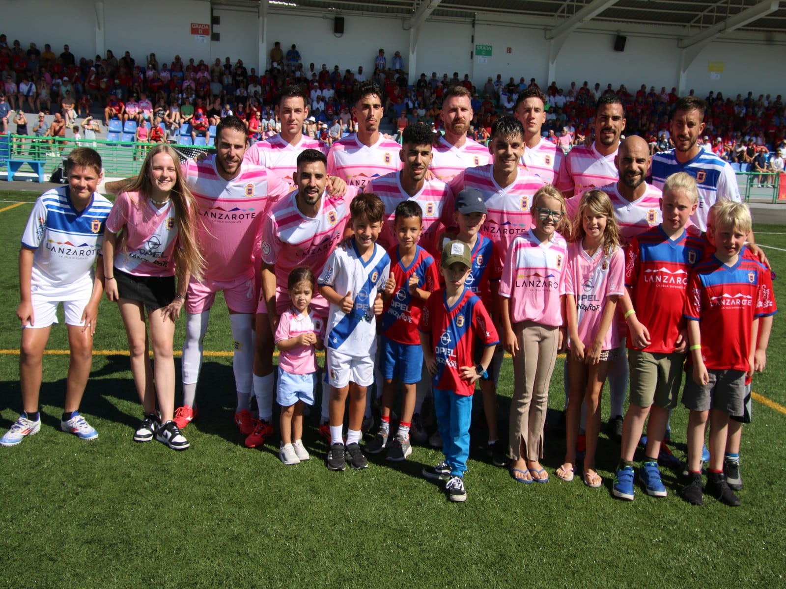 Jugadores de la UD Lanzarote.