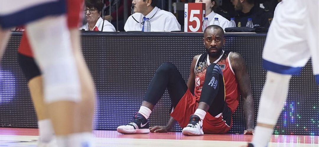 Christian Eyenga durante su último partido ante Manresa