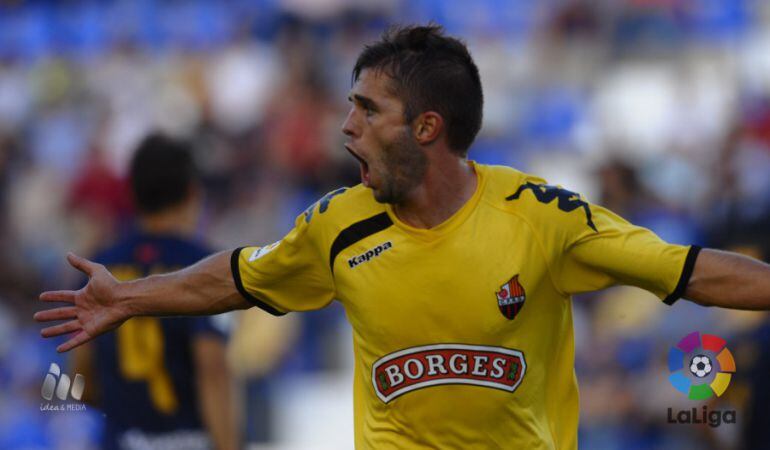 Fran Carbia ha marcat els dos gols del a victòria contra l&#039;UCAM.