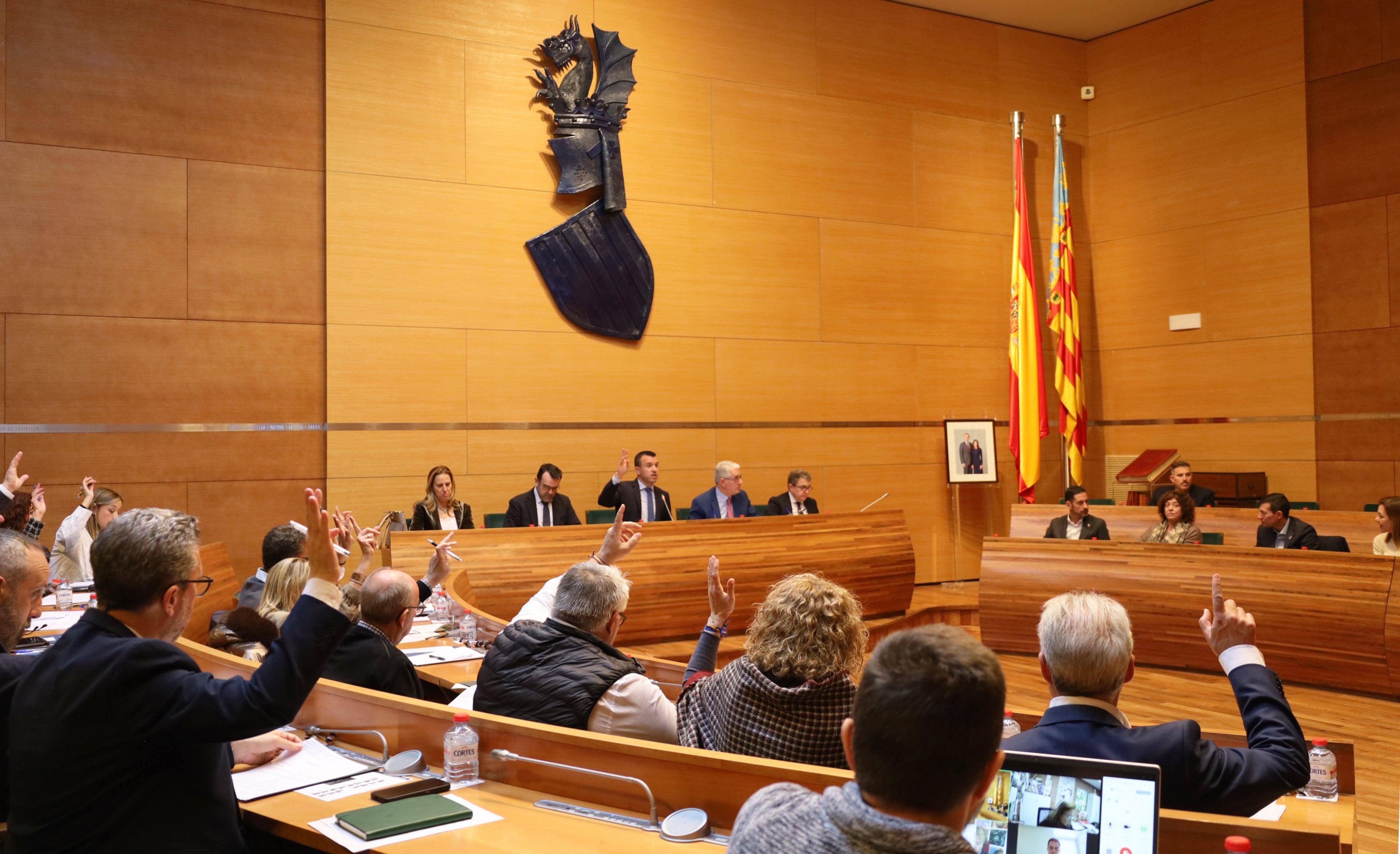 Pleno de la Diputació de València. Fuente: Diputació de València