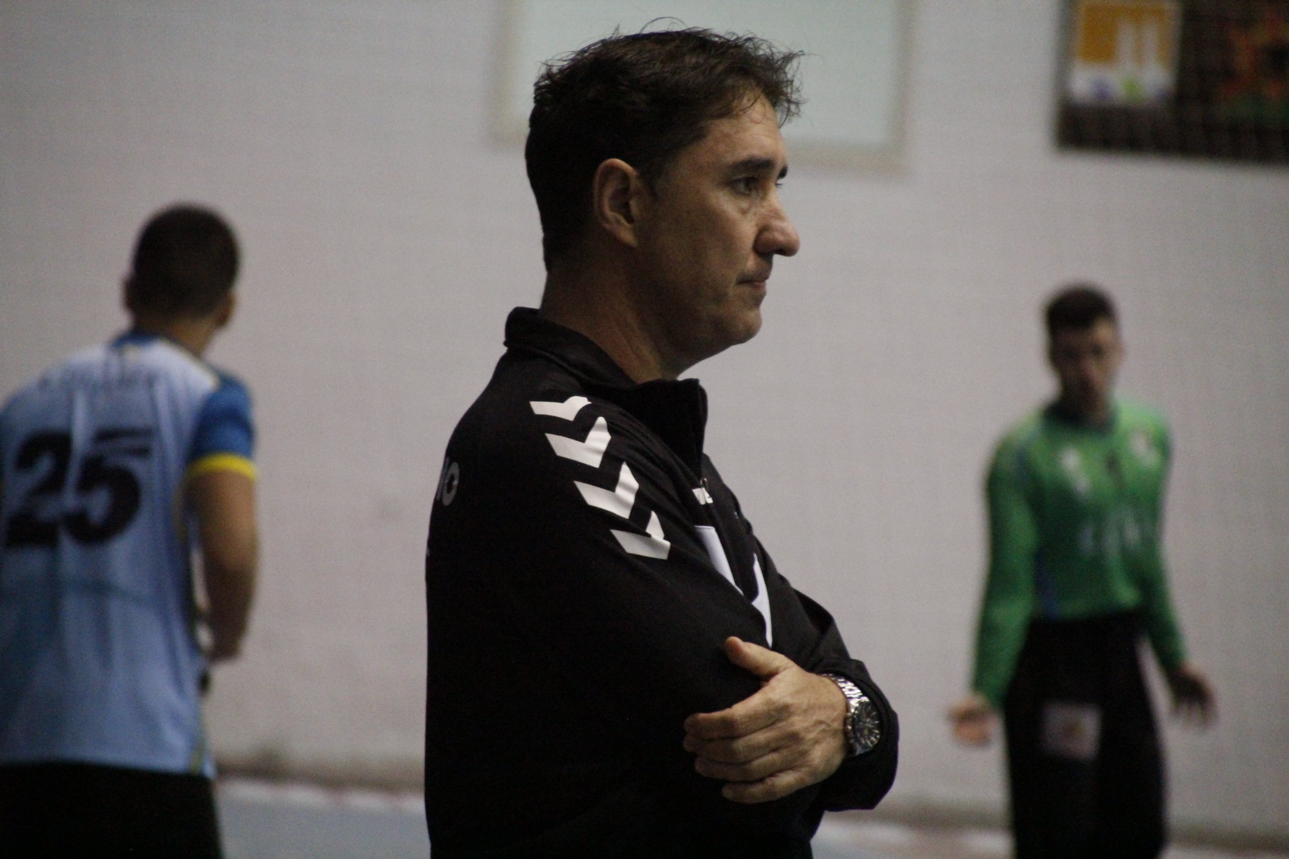 Sergio Bonilla en el Pabellón Municipal de Titerroy.