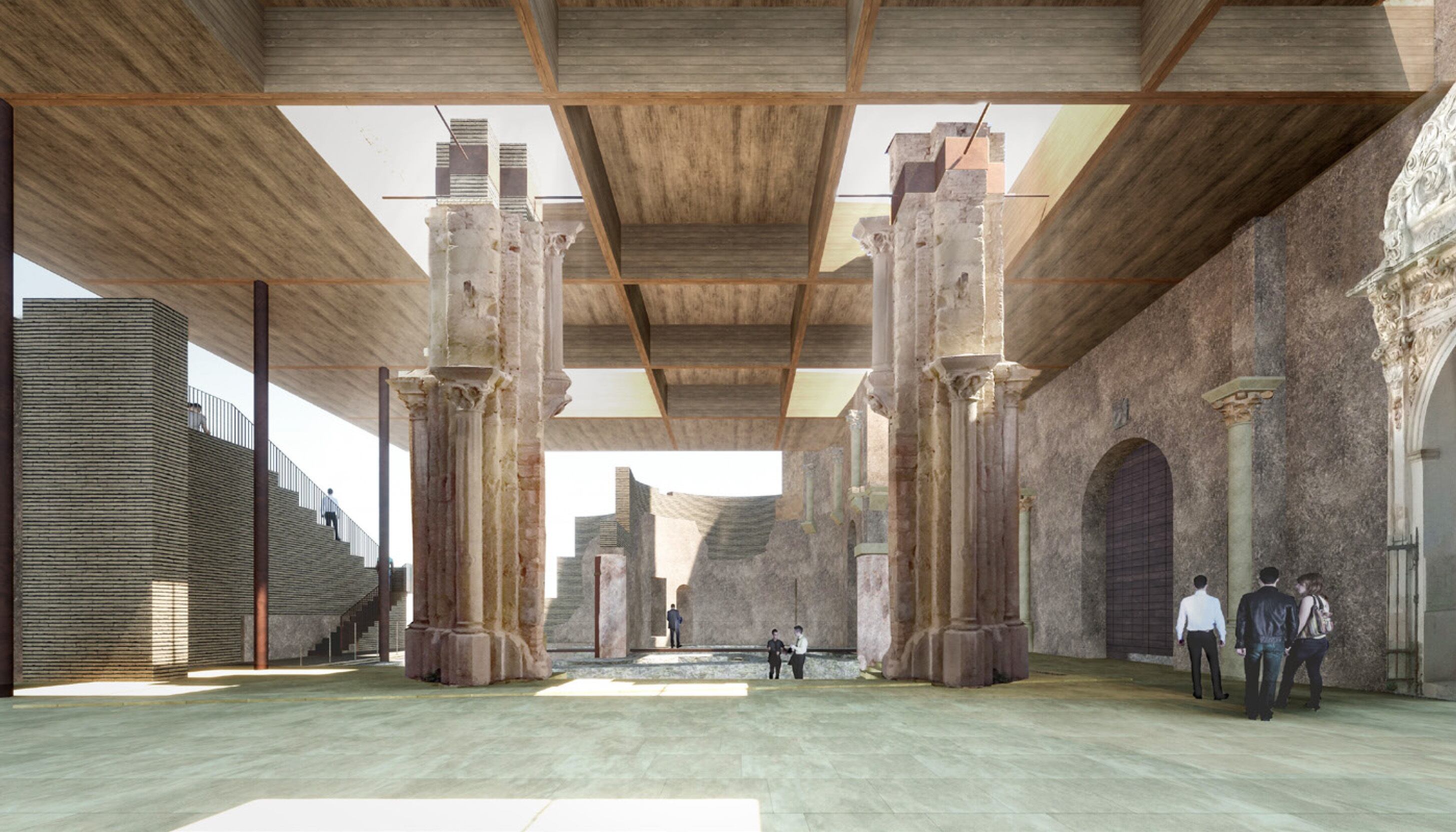 Imagen del proyecto ganador del concurso para la Catedral de Cartagena