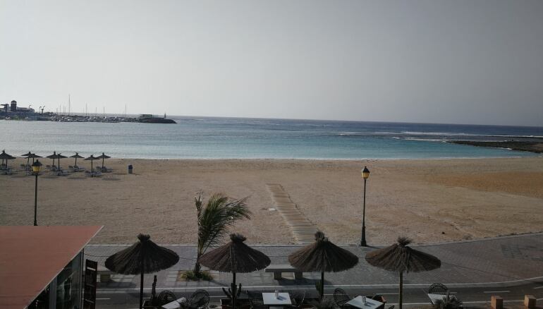 Playa de Caleta de Fuste, en Fuerteventura