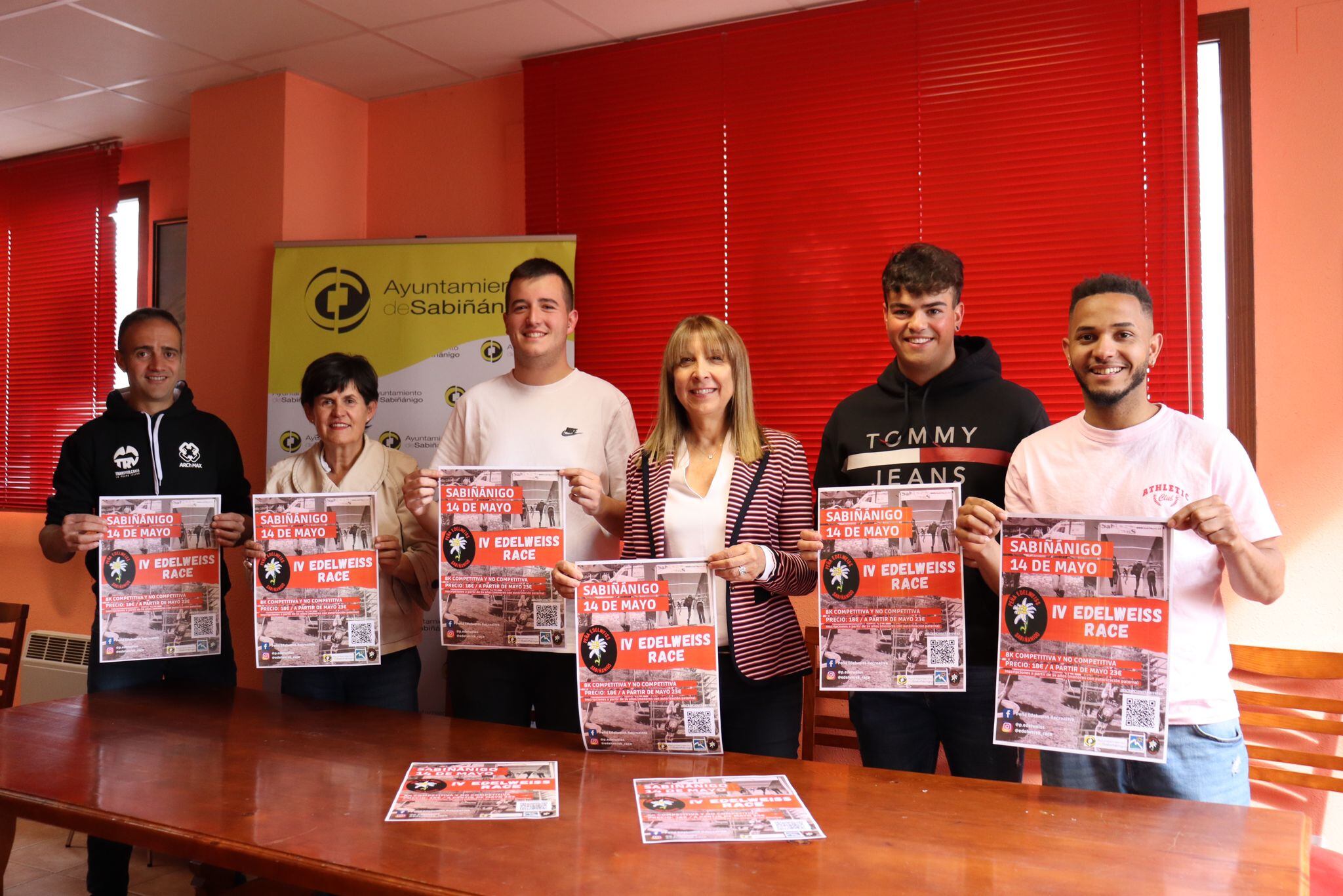 Presentación de la prueba en el Ayuntamiento de Sabiñánigo