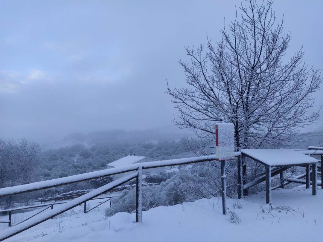 Nevada en Guadalcanal, en la Sierra Norte de Sevilla.