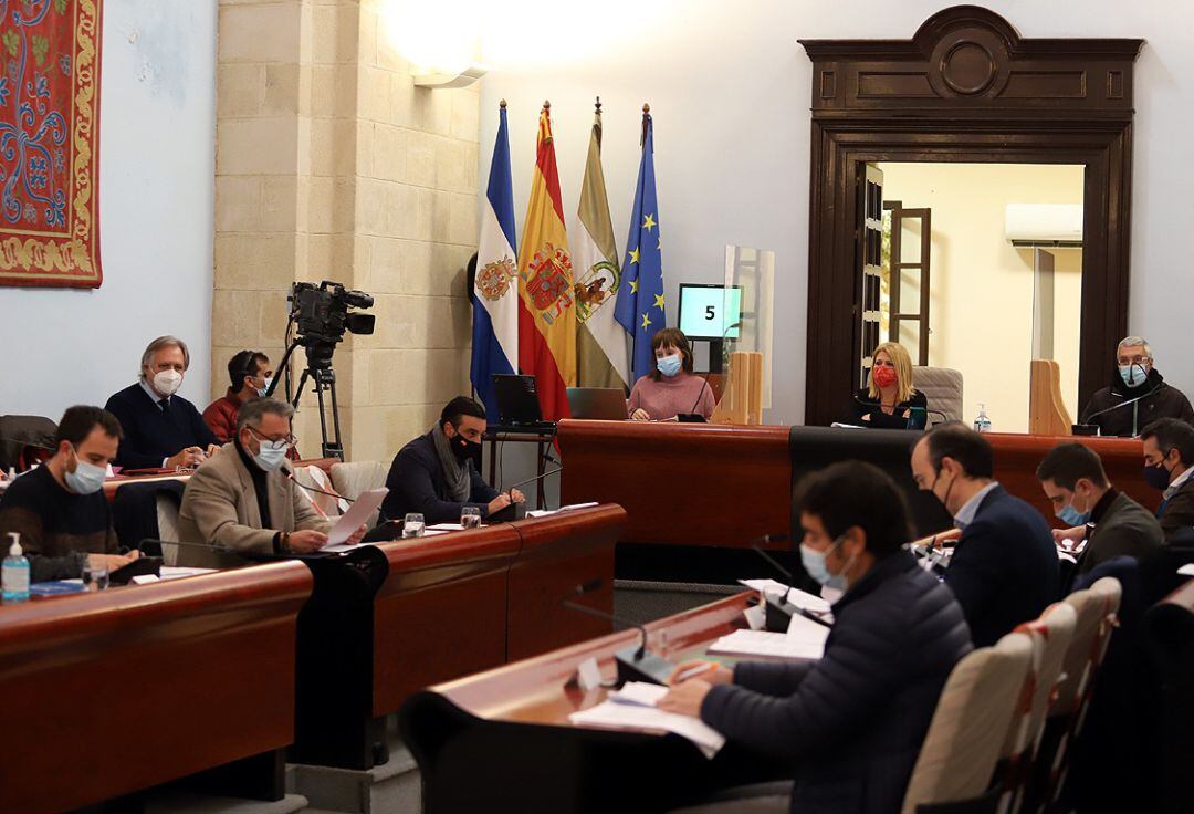 Sesión plenaria de este jueves en el Ayuntamiento de Jerez