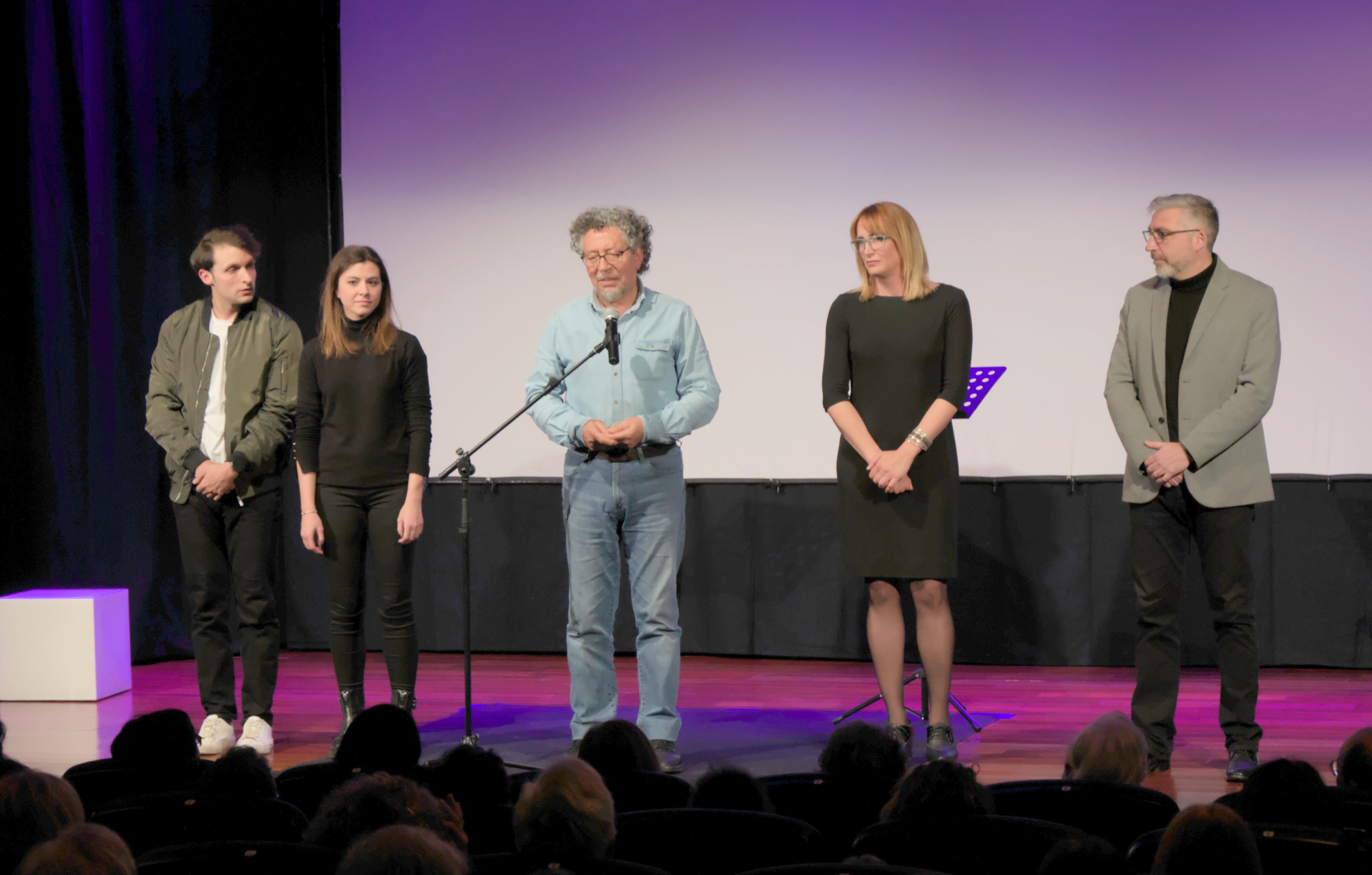 Un momento de la celebración del Día Mundial del Teatro en el IVAM CADA Alcoi.