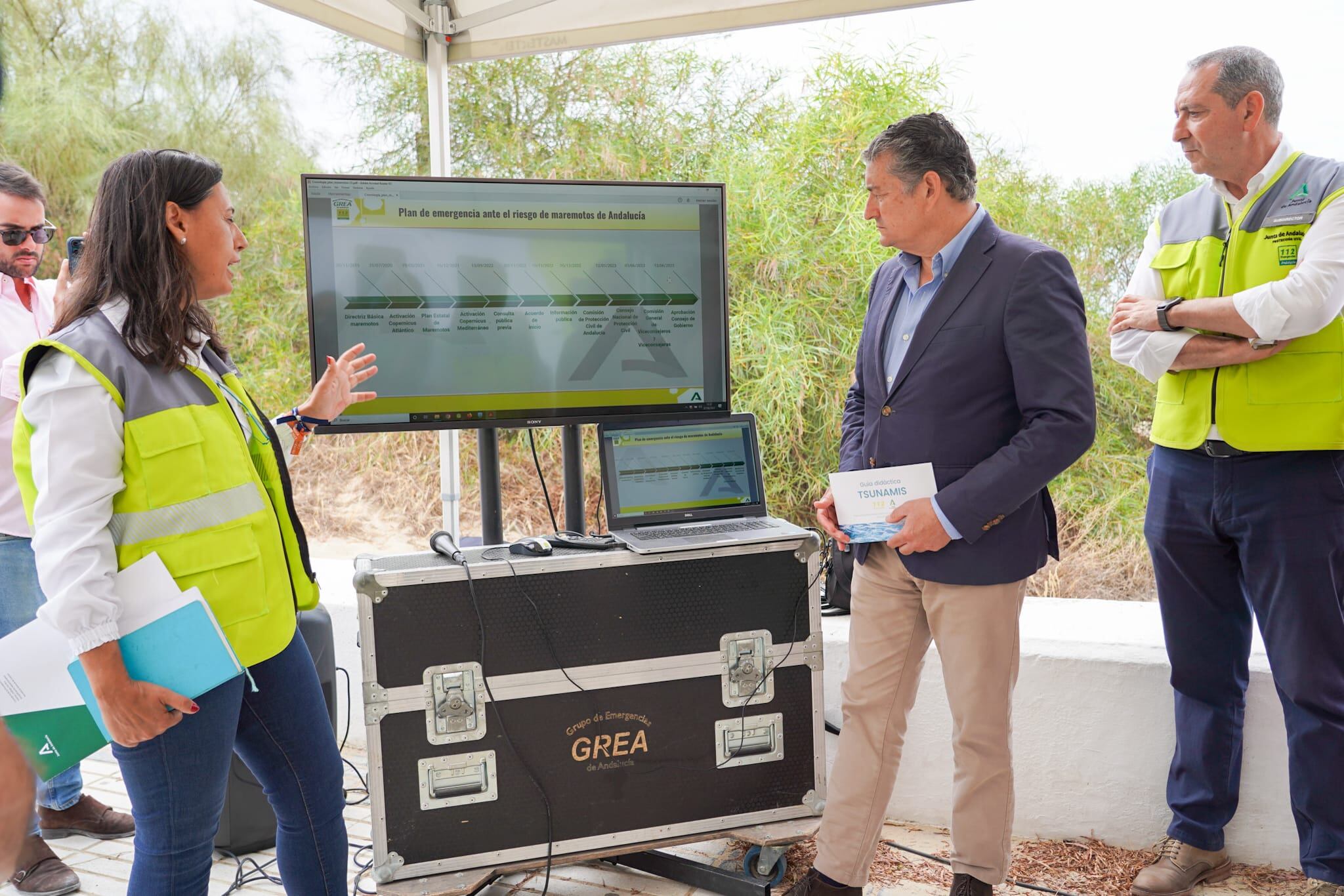 Acto de presentación del plan de emergencia ante maremotos