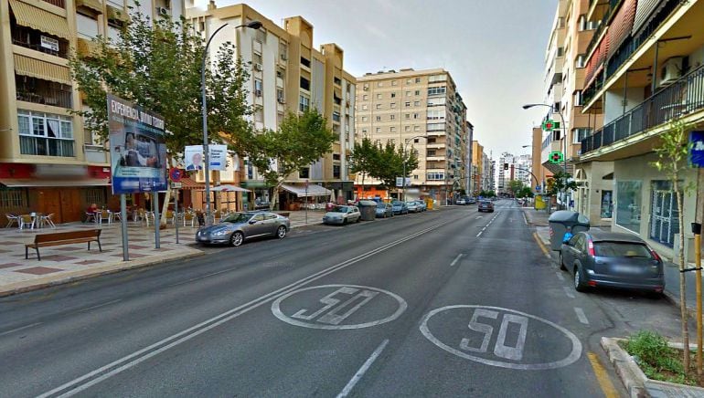 Calle Eugenio Gross de la capital malagueña