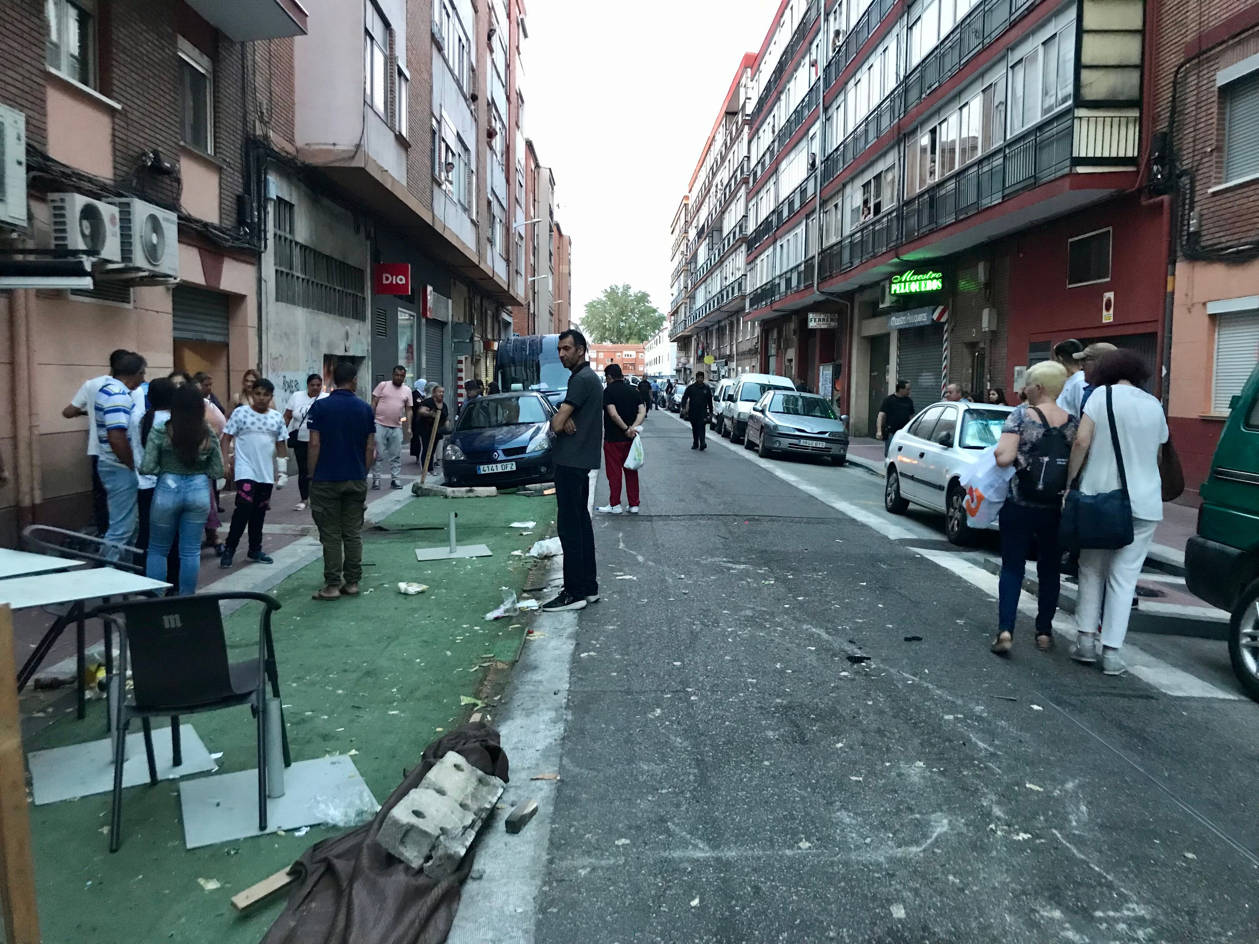 Atropello en la calle Águila de Valladolid