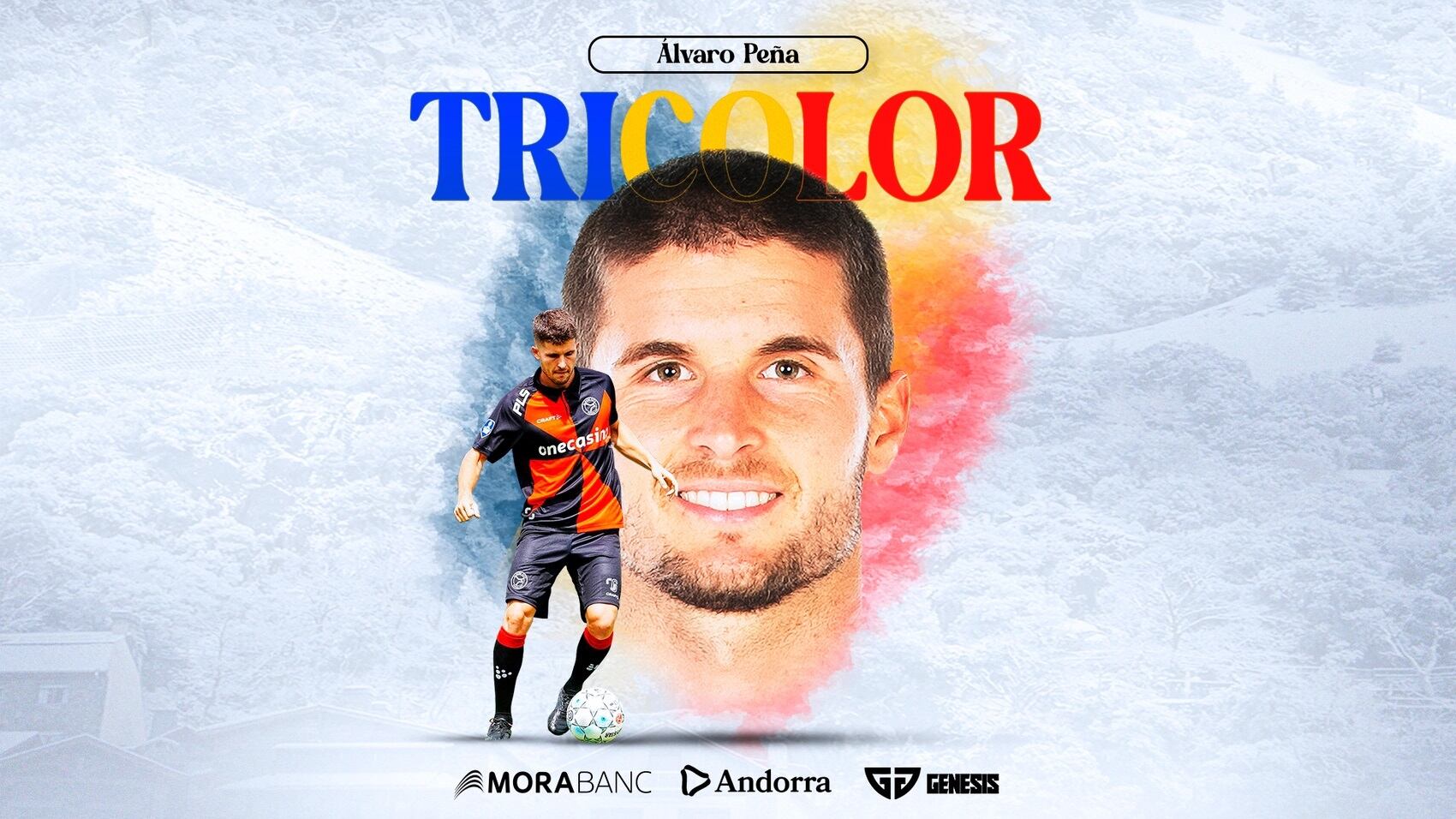 L&#039;FC Andorra ha presentat avui el migcampista basc Álvaro Peña.