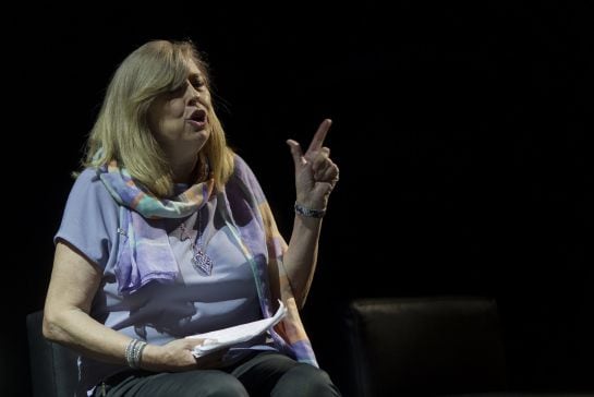 Rosa María Artal, durante un acto de campaña.