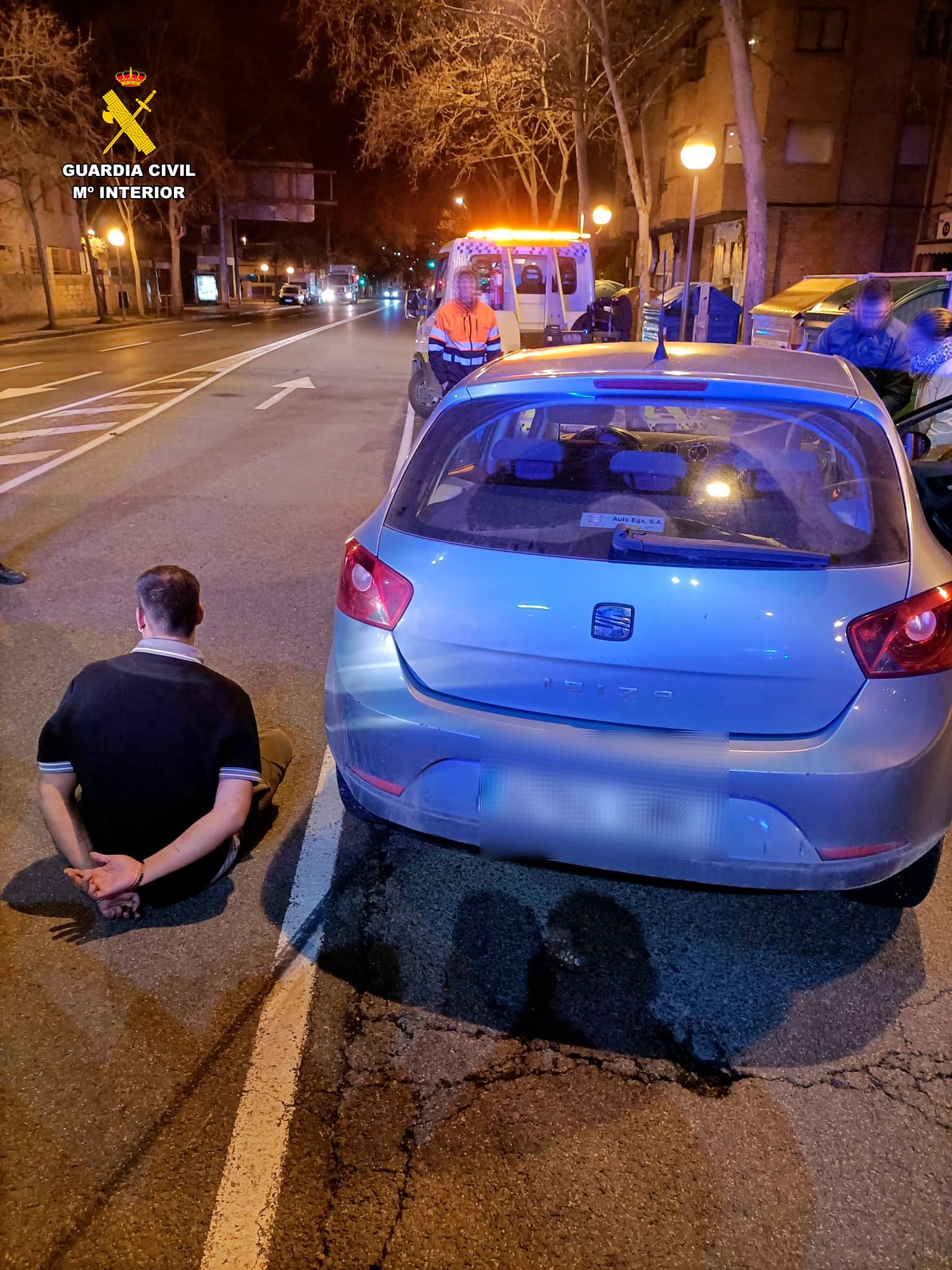 Detenido un delincuente habitual tras protagonizar una huida entre Lardero y Logroño