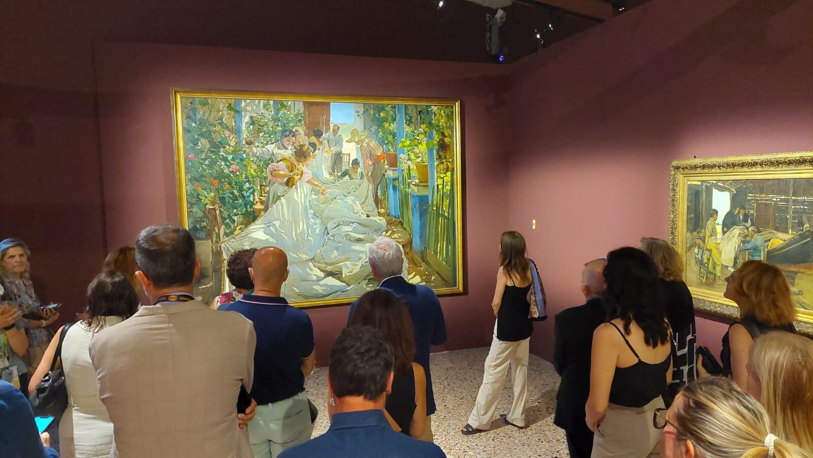 Más de 60.000 personas visitan la exposición de Joaquín Sorolla en el Palacio Real de Milán.