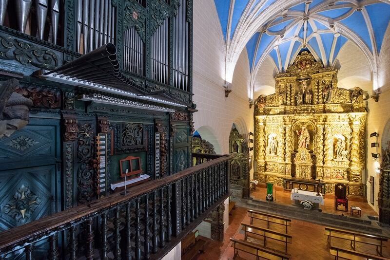 Órgano de Salvatierra de Esca. Imagen del Gobierno de Aragón .  Javier Blasco
