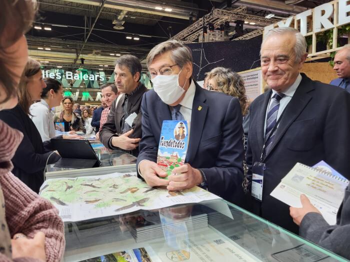 Arturo Aliaga junto a Javier Sada en Fitur