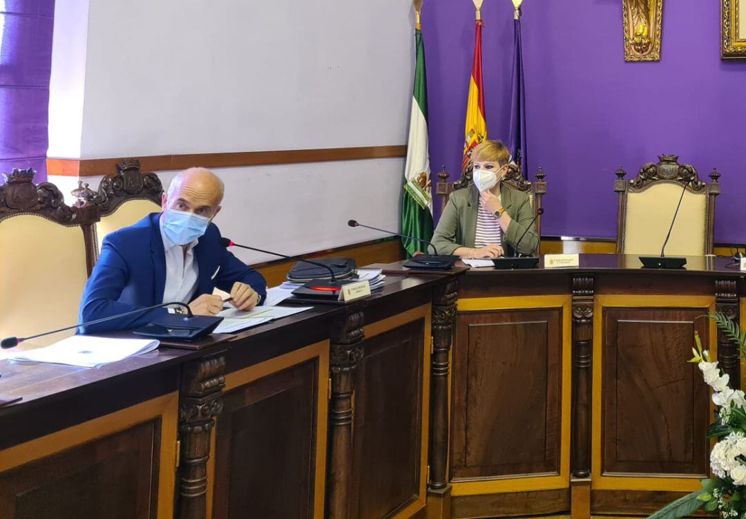 El concejal de Cs en el Ayuntamiento de Jaén, Francisco Díaz, ha liderado este pleno extraordinario de educación duramente criticado por los grupos municipales de la oposición