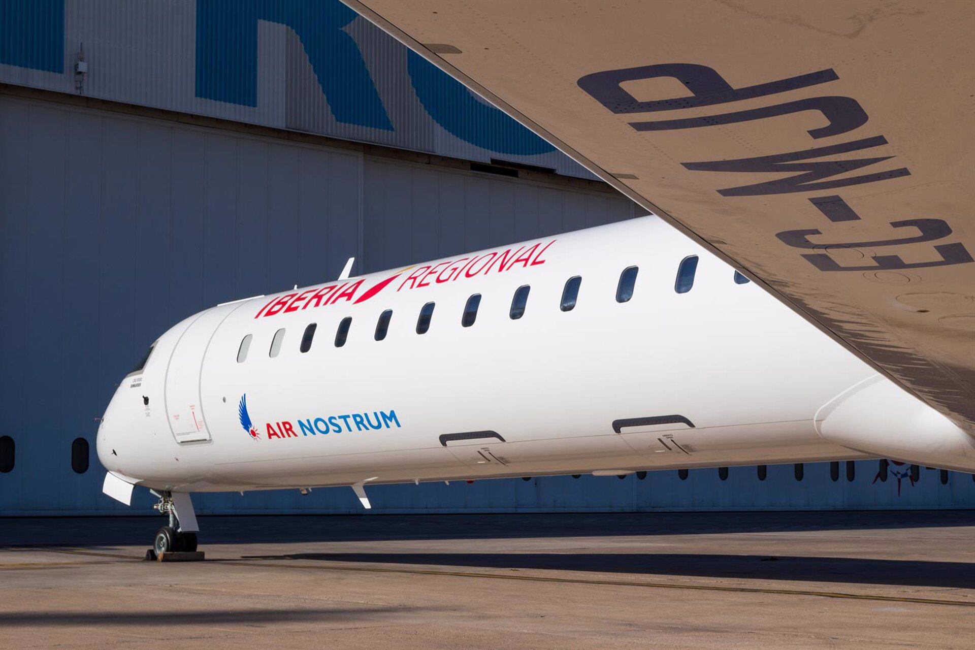 Imagen de Archivo de un avión de Iberia Regional Air Nostrum/Iberia