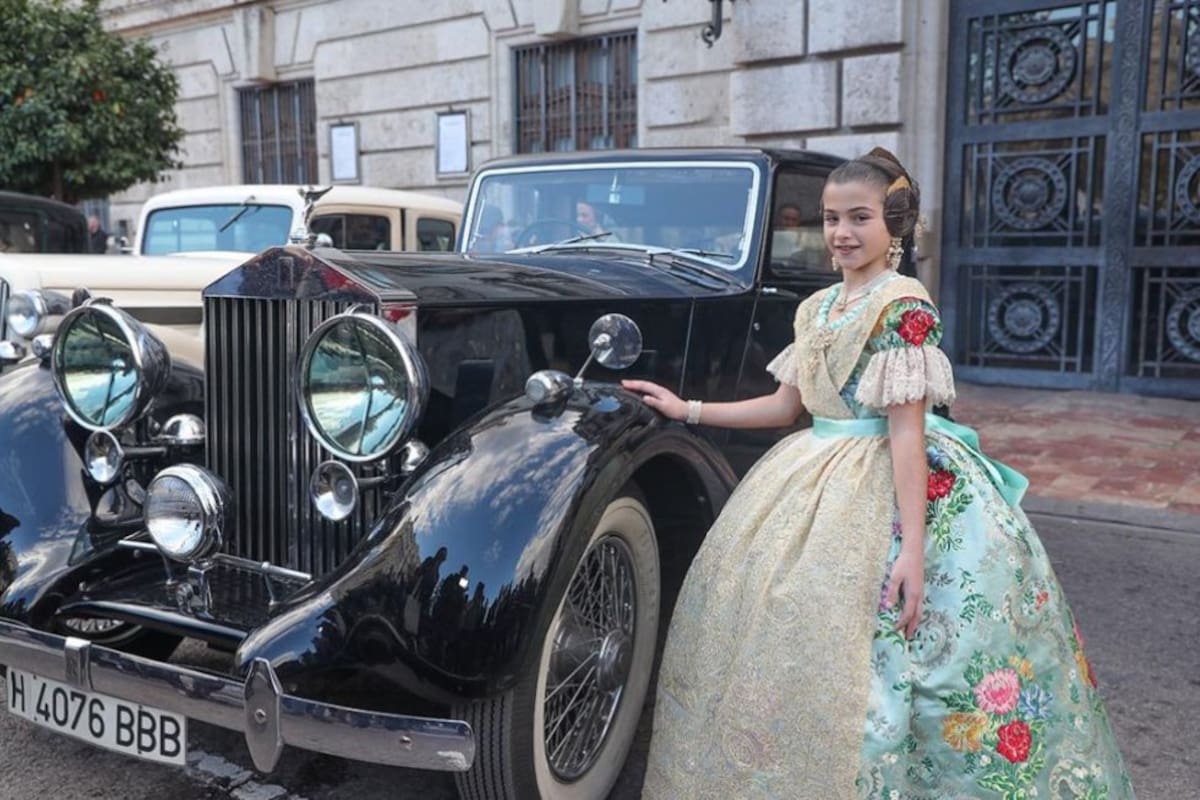Exaltación de Carla García como fallera mayor infantil de València 2020