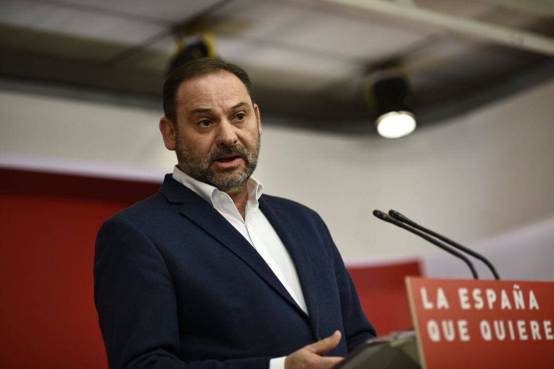 José Luis Ábalos durante su intervención este lunes 