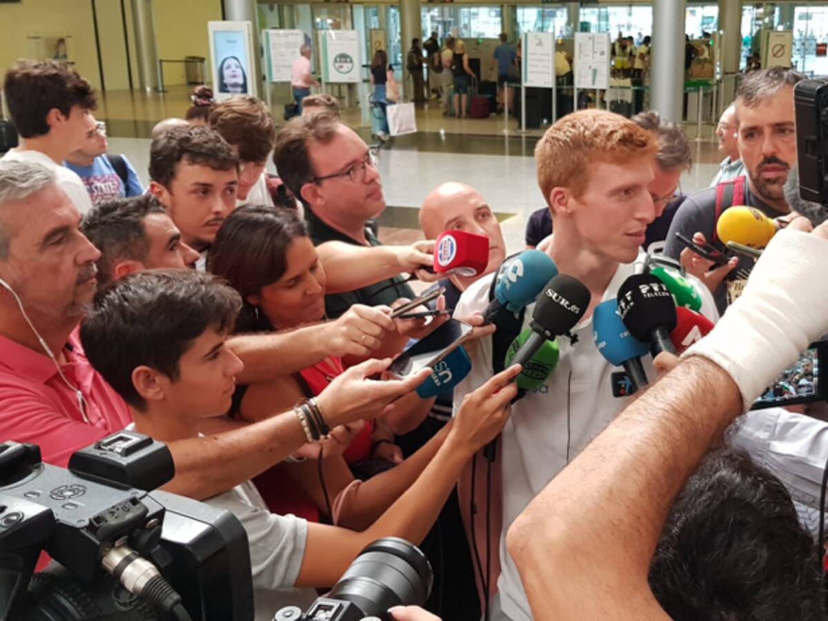 El pelirrojo que conquistó el Europeo Alberto Díaz ya está en Málaga