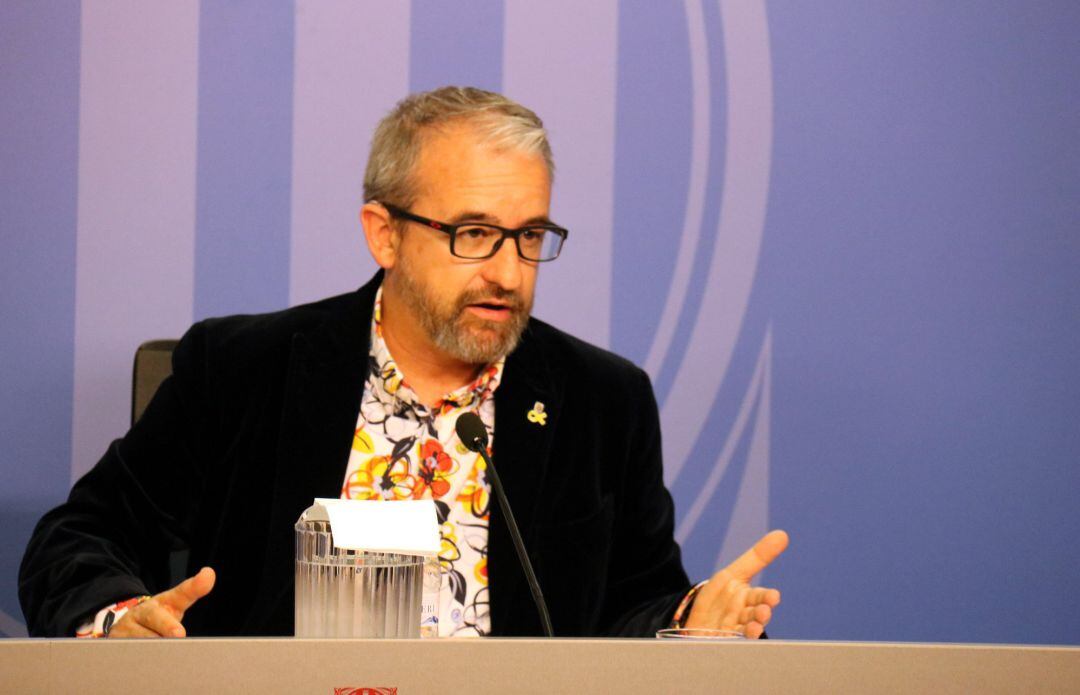 El secretari general de Treball, Benestar i Família, Josep Ginesta,