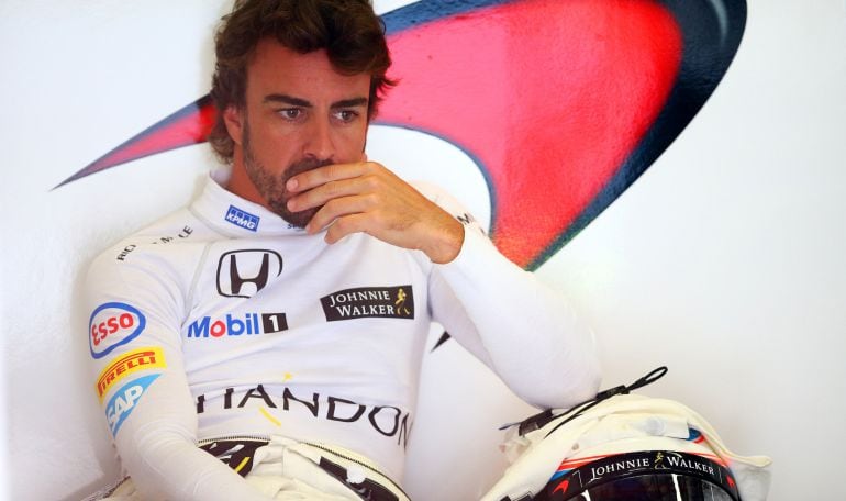 El piloto de McLaren-Honda Fernando Alonso.