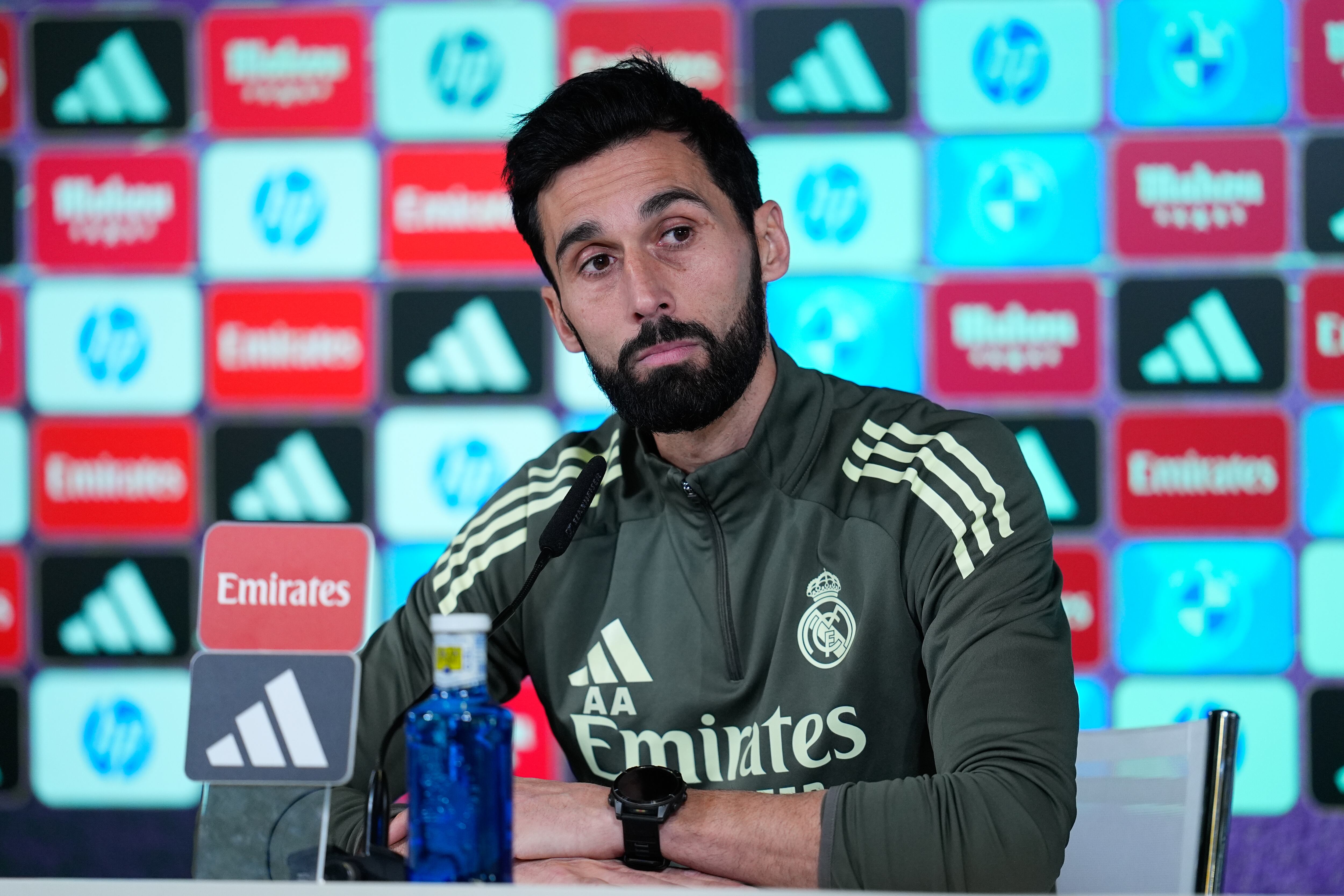 Álvaro Arbeloa en rueda de prensa