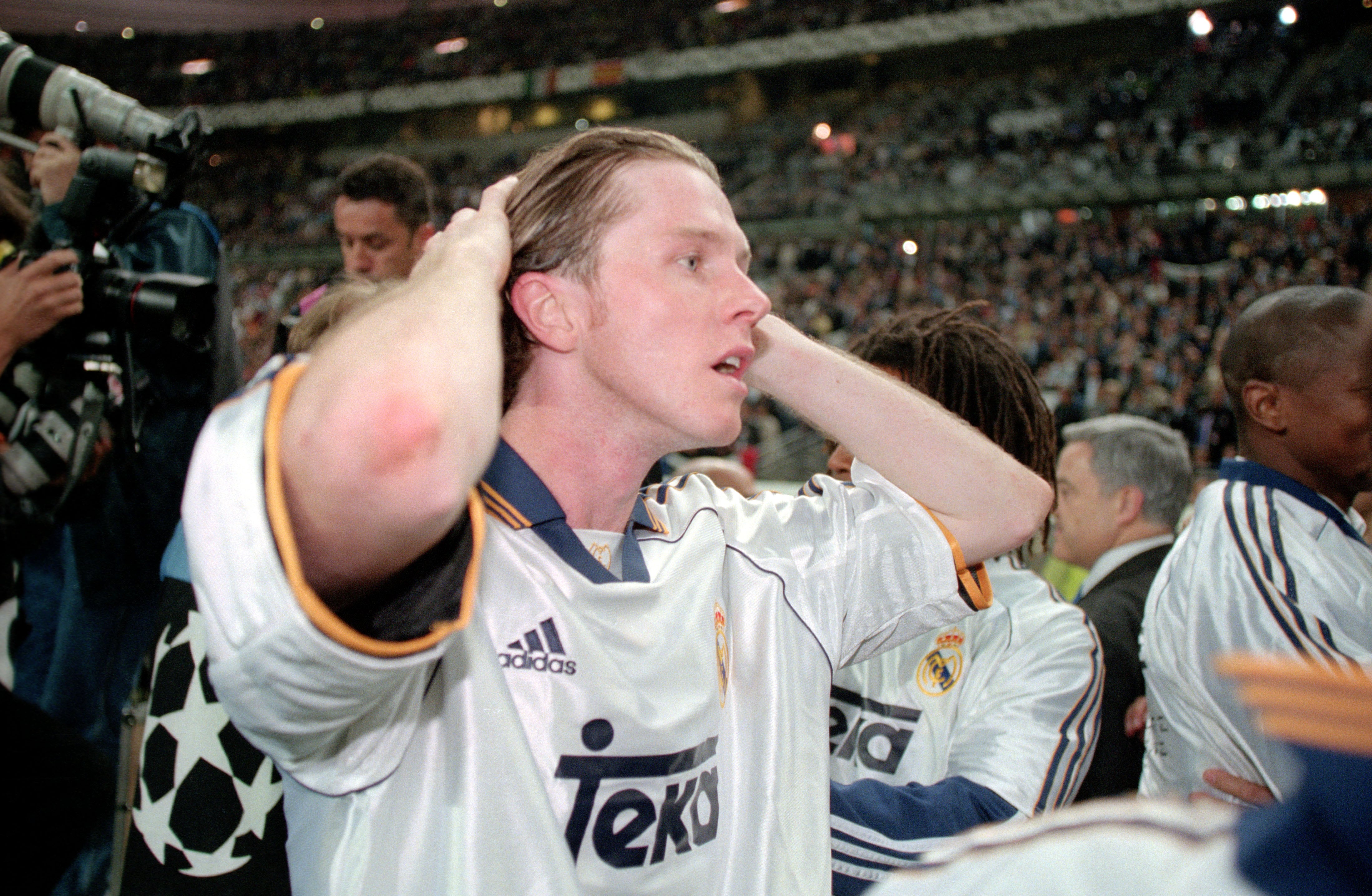 Steve McManaman tras ganar la Champions en el año 2000