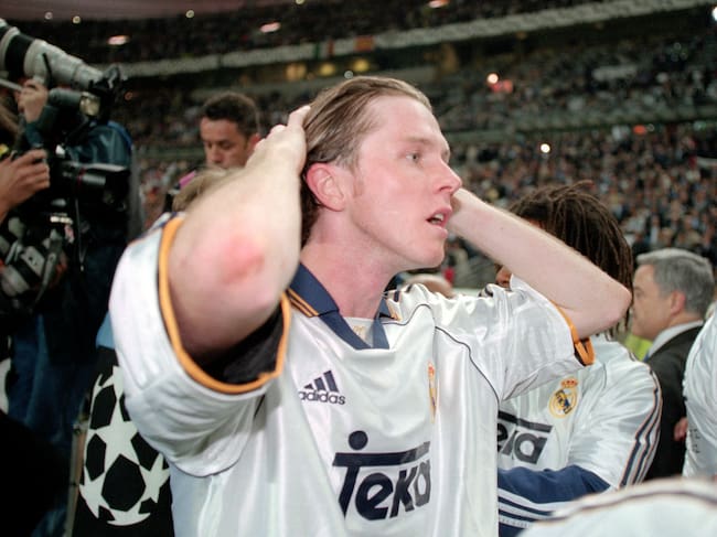 Steve McManaman tras ganar la Champions en el año 2000