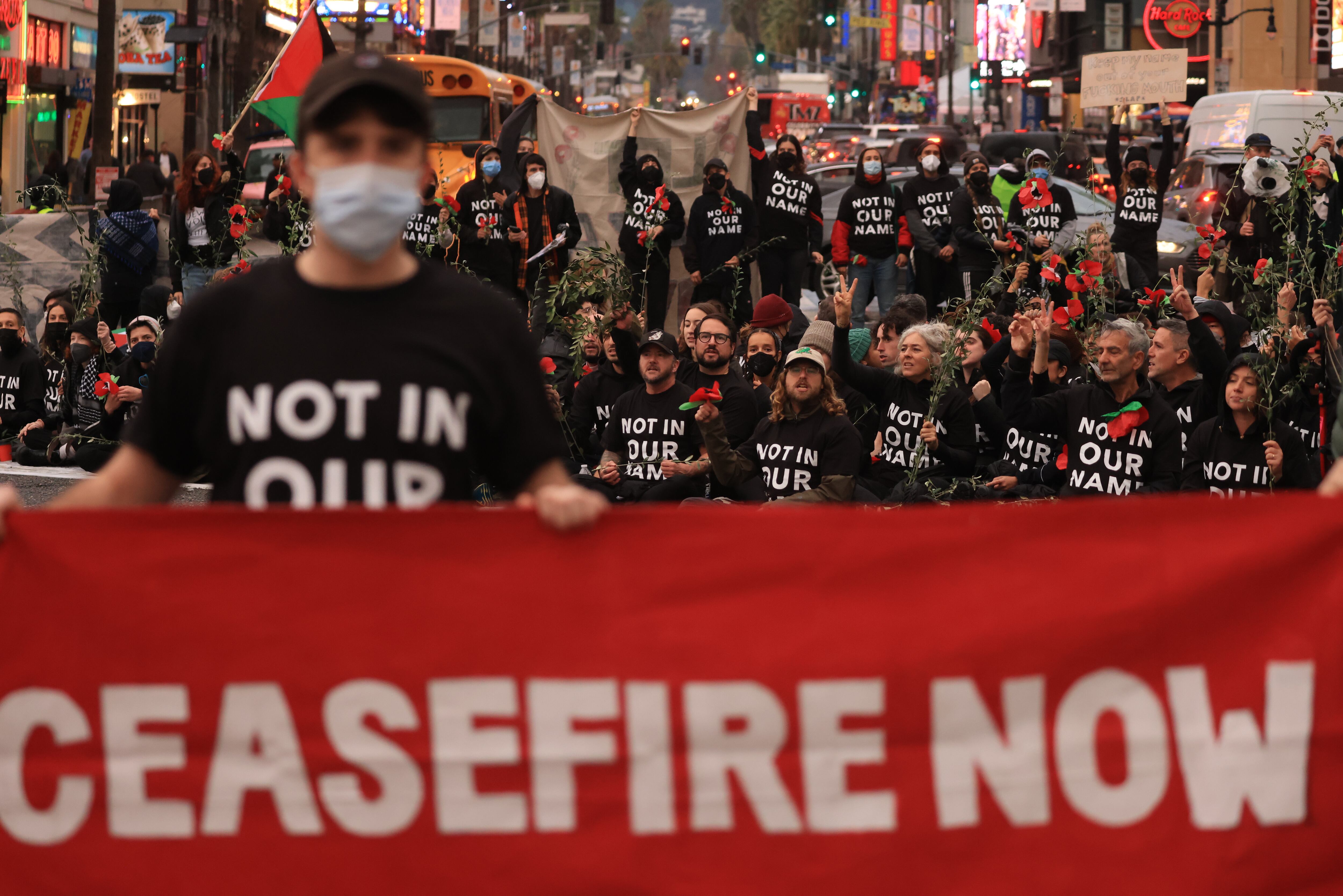 Las manifestaciones por el alto el fuego en Gaza se suceden por todo el mundo