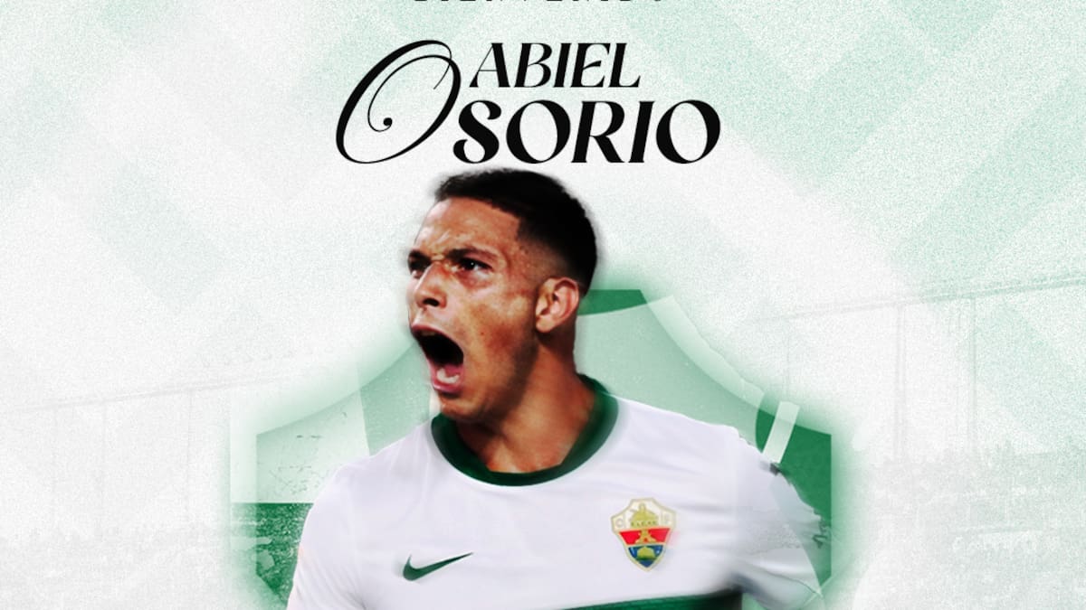 El Elche CF ficha para la Liga 2026-2027 al punta argentino Abiel Osorio