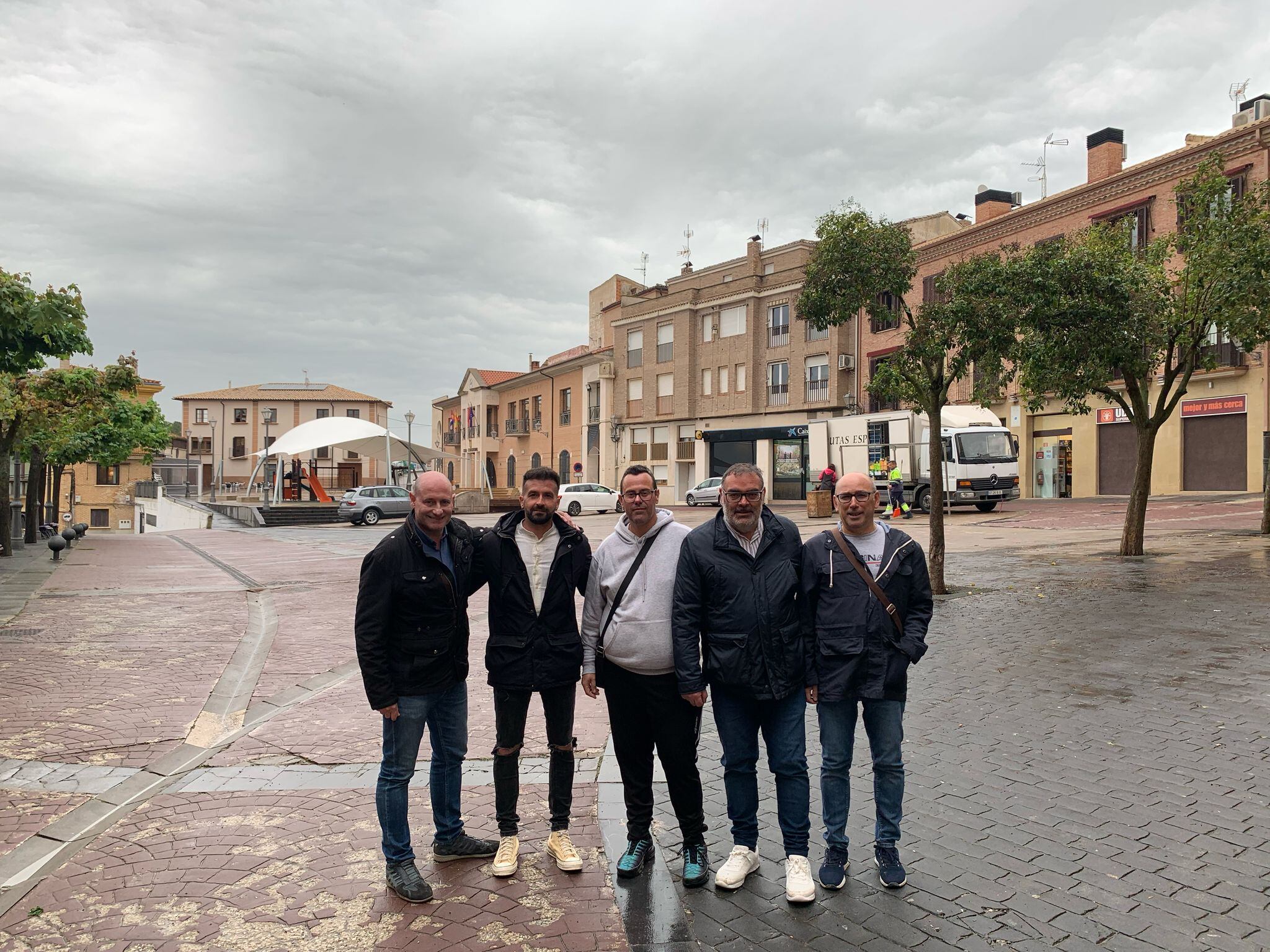 Los integrantes de la expedición del grupo del PSOE de Jódar en Sesma