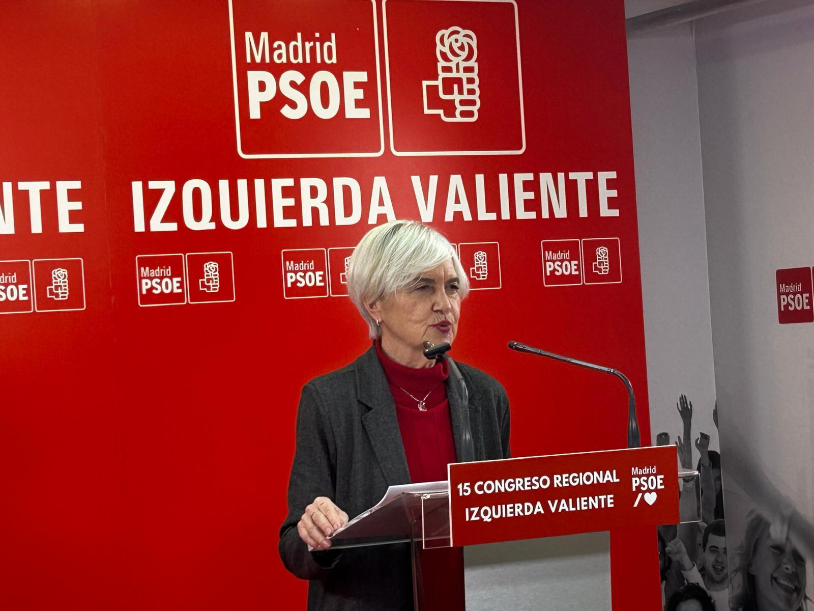 Isaura Leal, presidenta de la gestora del PSOE-M