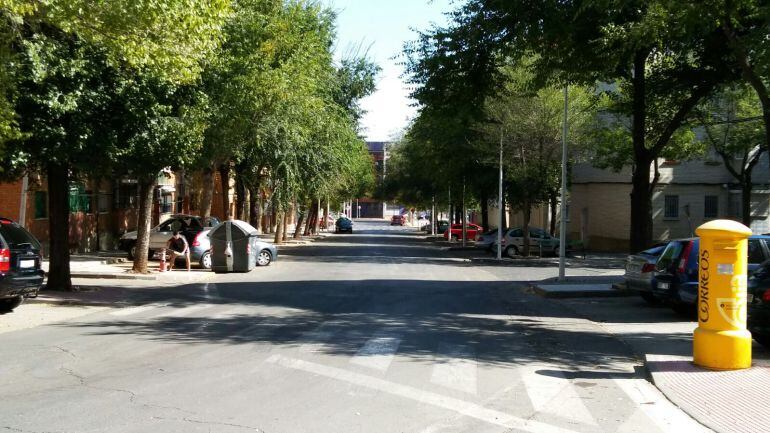 Avenida Almagro de Puertollano, calle en la que se han producido varias situaciones de inseguridad ciudadana en las últimas semanas