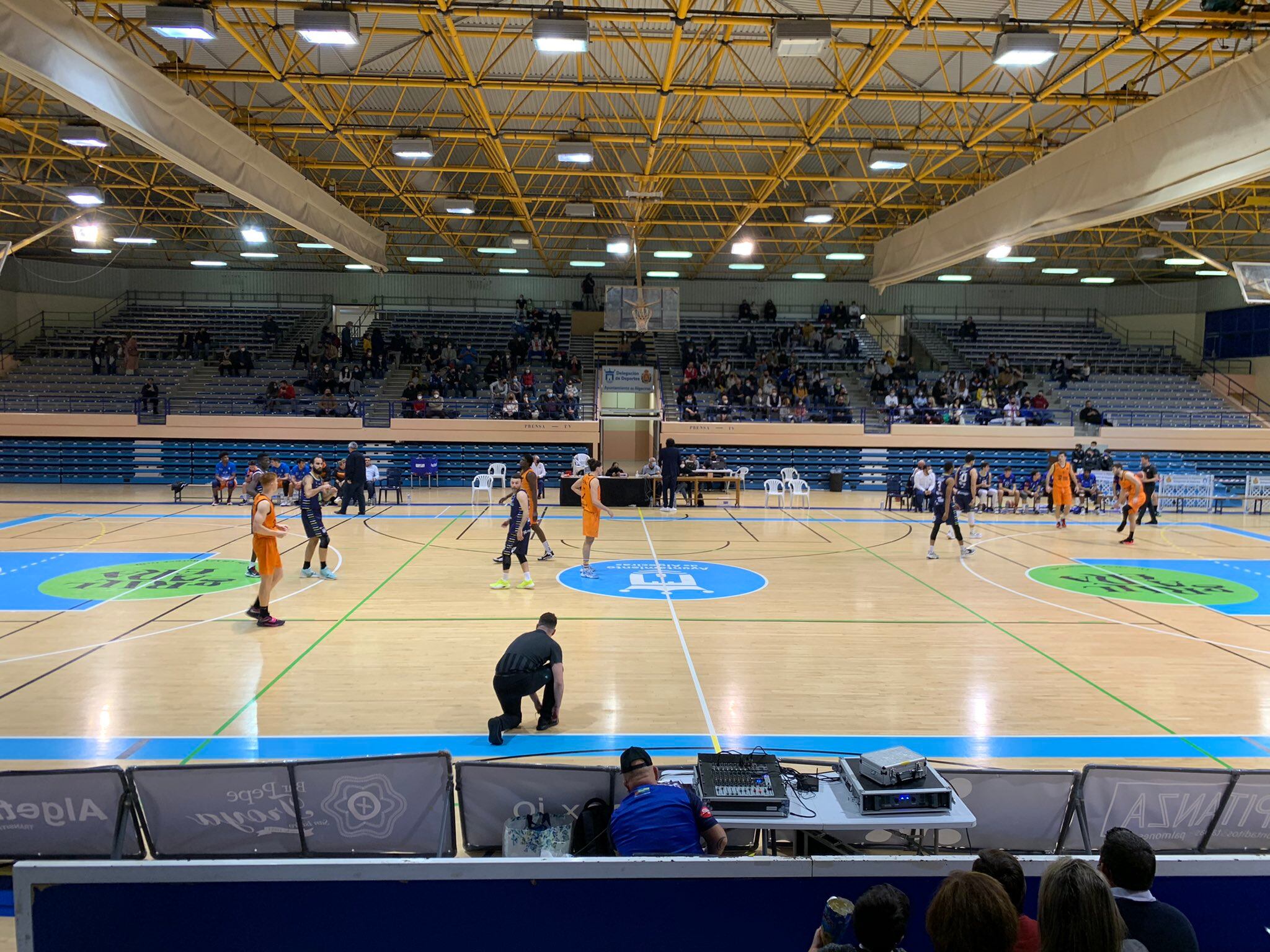 Un momento del partido