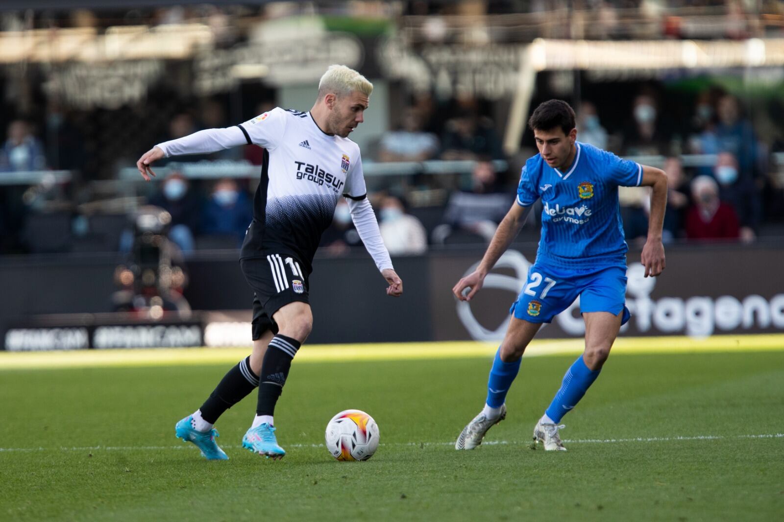 Álex Gallar durante el partido