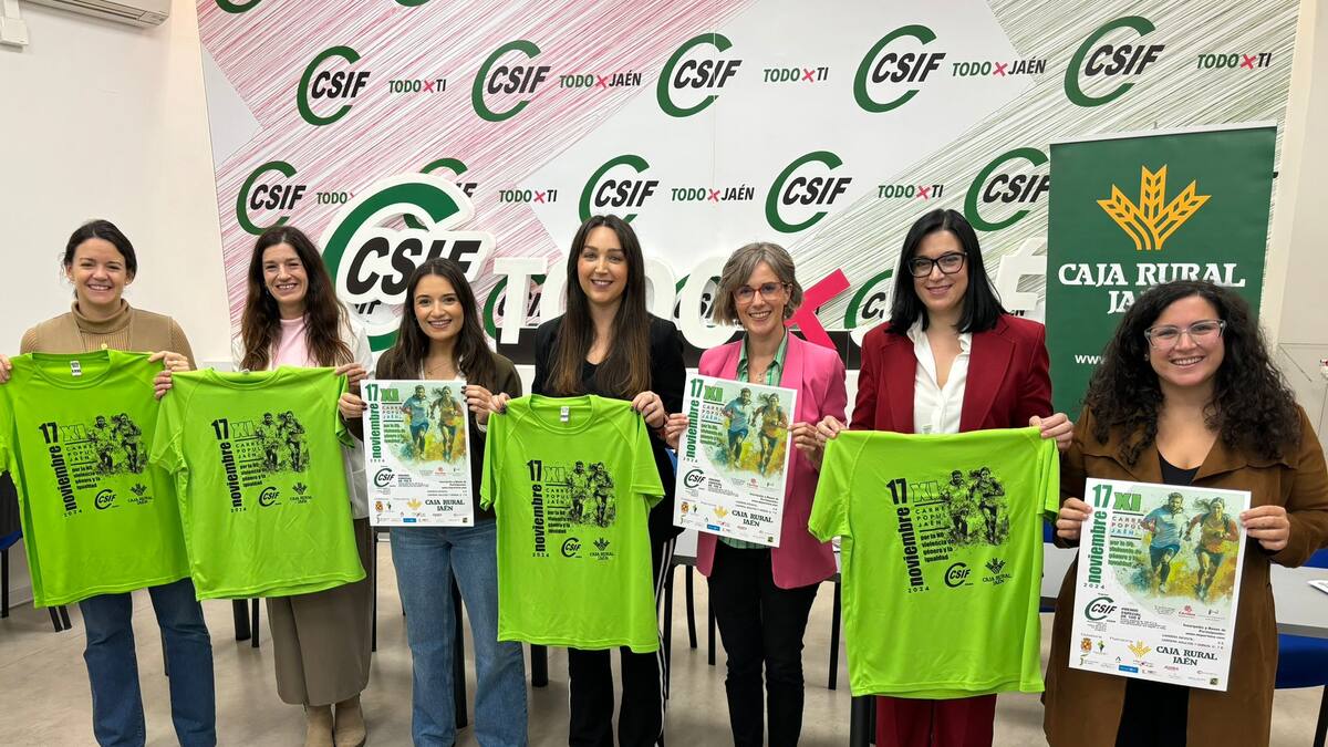 CSIF Jaén vuelve a organizar el 17 de noviembre su tradicional carrera por la No violencia de género y la igualdad