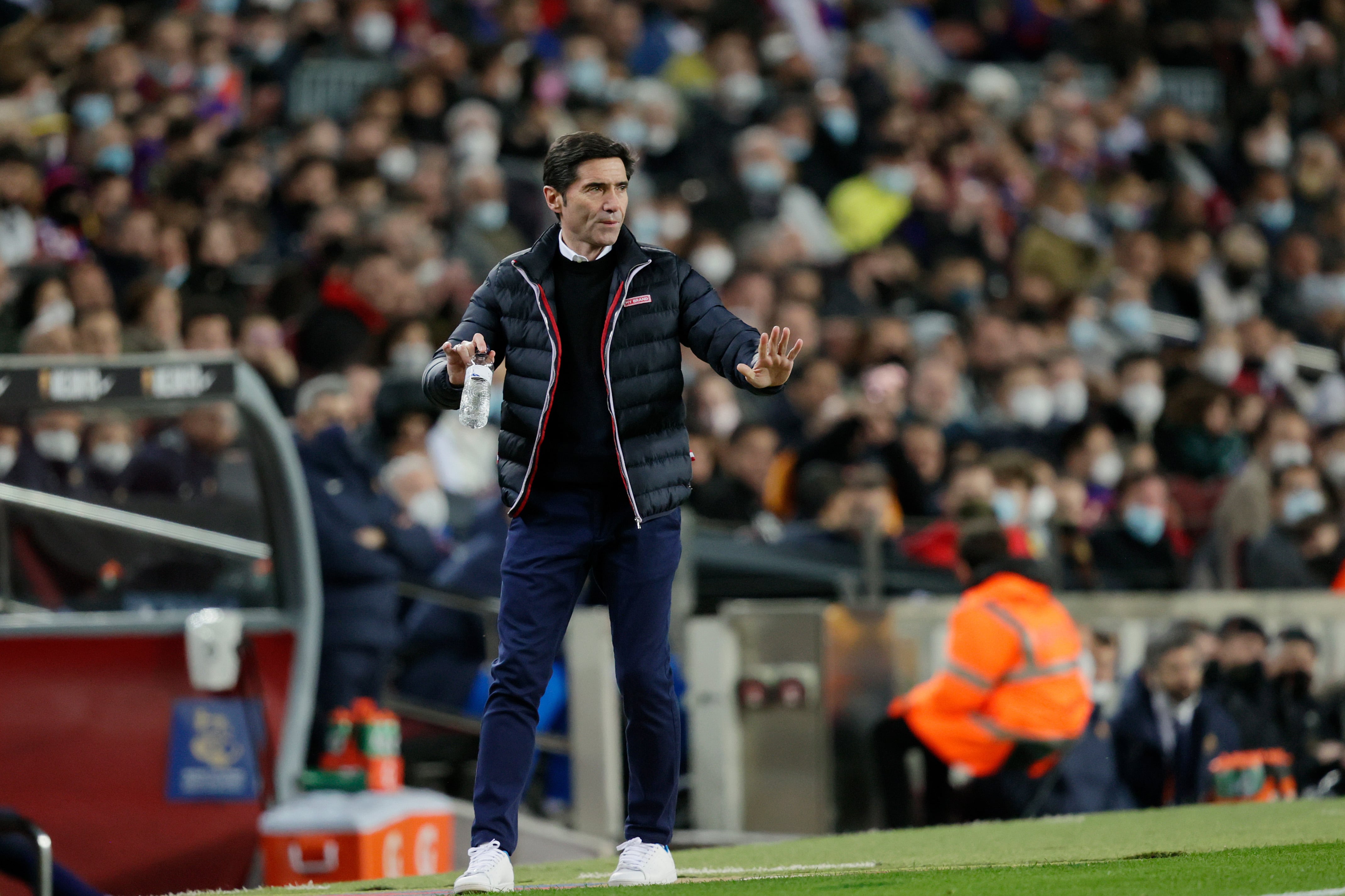 Marcelino García Toral, durante un partido