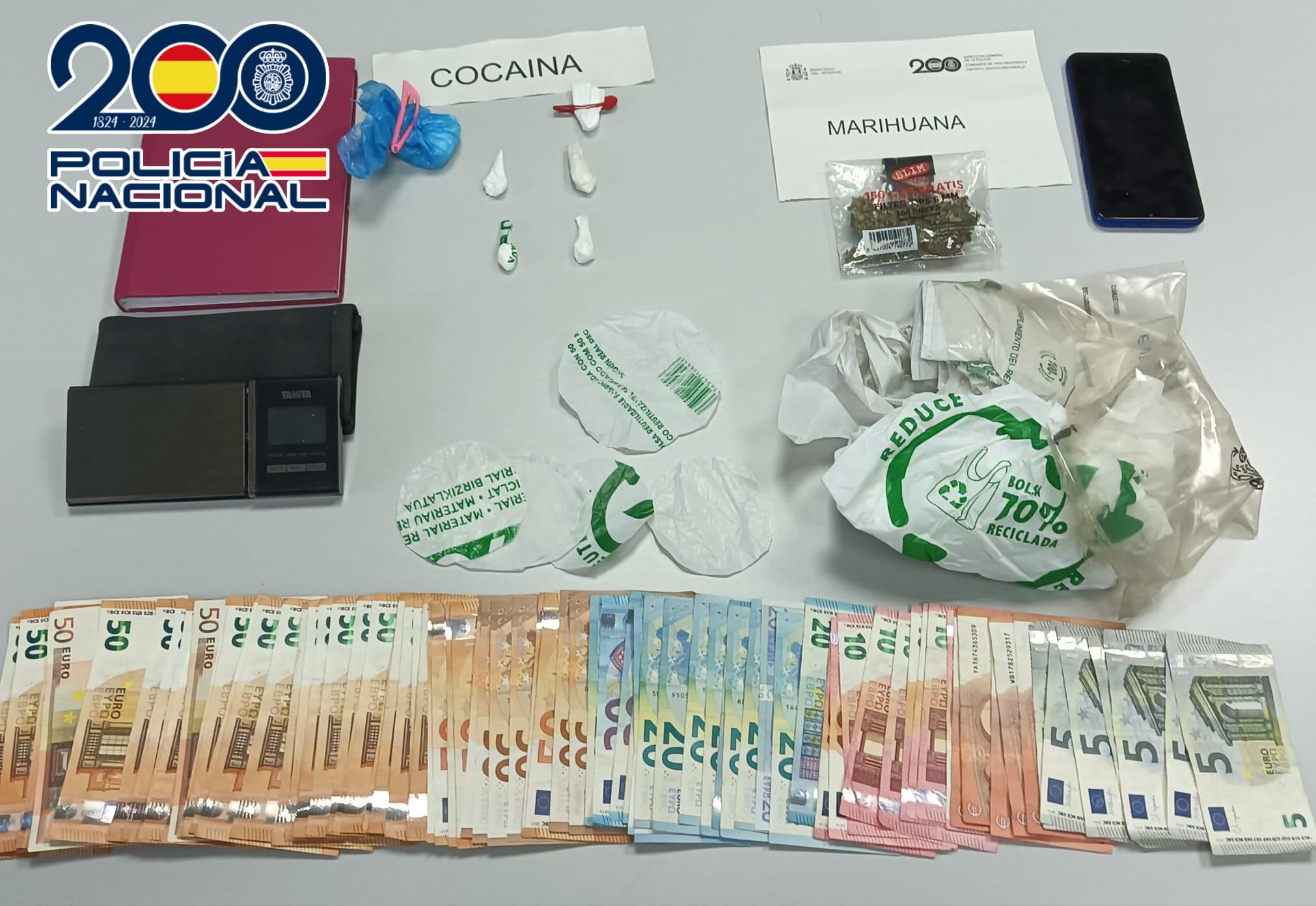 Operación antidroga en Redondela