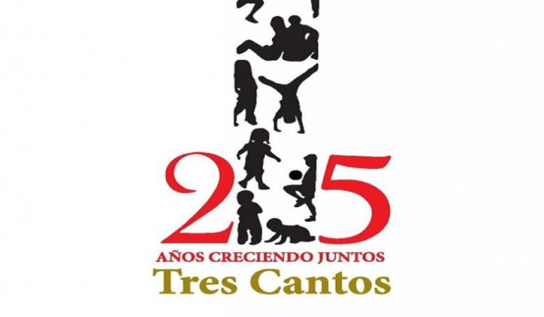 Cartel conmemorativo de los 25 años de Tres Cantos