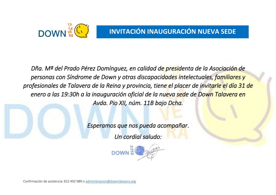 Invitación