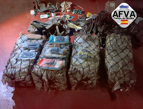 Droga intervenida en el puerto de Algeciras