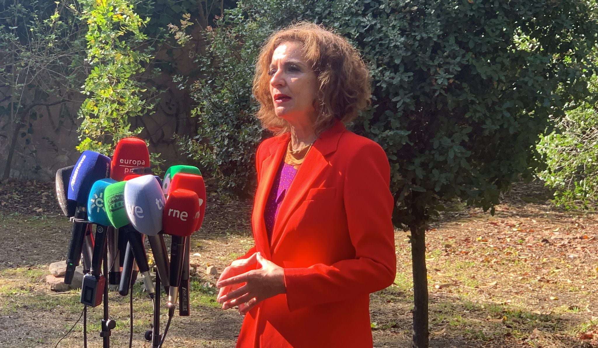 Montero durante su intervención de hoy