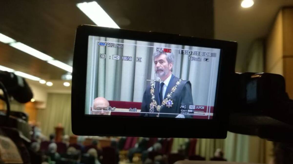 Carlos Lesmes: superar la crisis catalana "es responsabilidad de todos los que ejercemos funciones públicas"