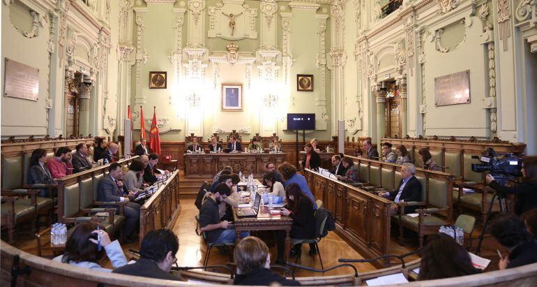 Sesión del Pleno del Ayuntamiento de Valladolid